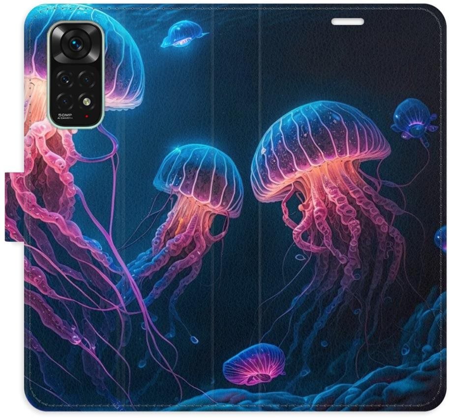iSaprio flip pouzdro Jellyfish pro Xiaomi Redmi Note 11 / Note 11S