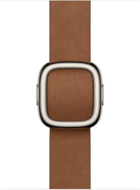 Apple Watch 42mm karamelový s moderní přezkou - Medium