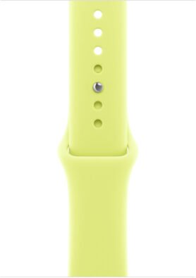 Apple Watch 46mm neonově žlutý sportovní řemínek - S/M