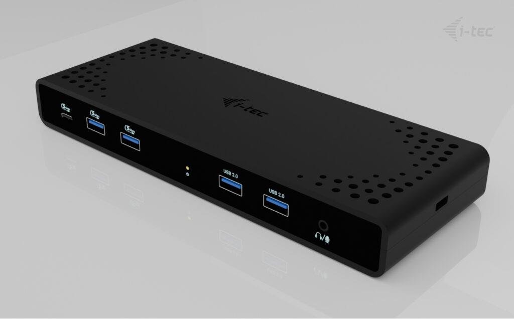 i-tec Universal Dual 4K Display Docking Station, PD 85W + USB-C Charger