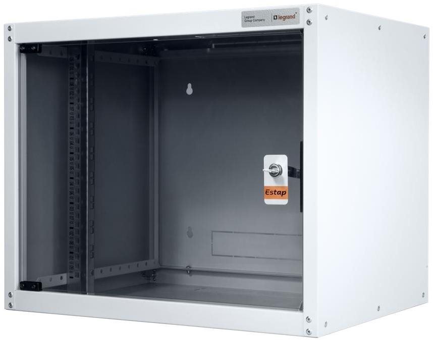 Legrand EvoLine nástěnný datový rozvaděč 20U, 600x450mm, 65kg, skleněné dveře