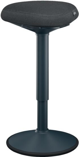 LEITZ ERGO Active Standing Stool, sametová šedá
