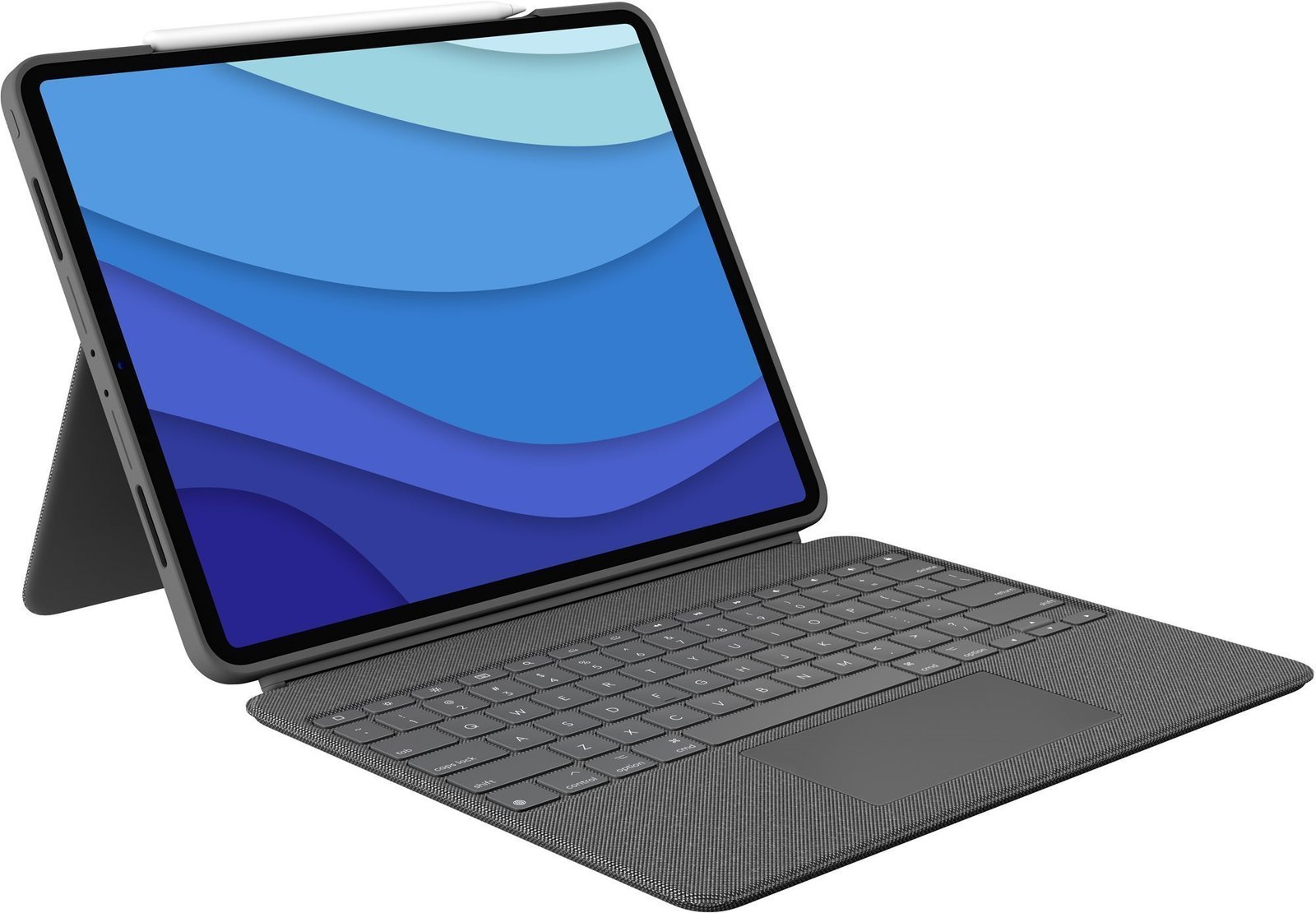 Logitech Combo Touch pro iPad Pro 12.9" (5. generace), šedá - CZ/SK
