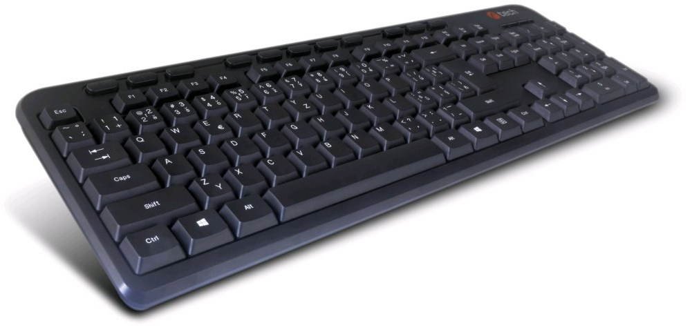 C-TECH KB-102M USB slim, černá - CZ/SK