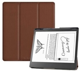 B-SAFE Stand 3451 pouzdro pro Amazon Kindle Scribe, hnědé