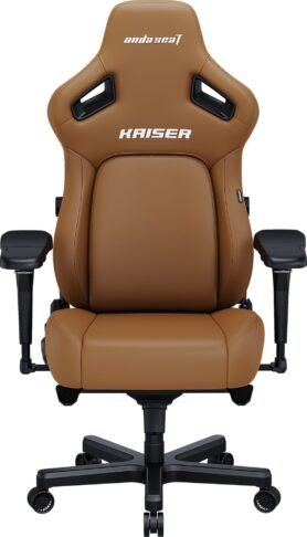 Anda Seat Kaiser 4 Premium Gaming Chair - L Size Brown PVC