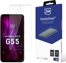 3MK hybridní sklo FlexibleGlass pro Motorola Moto G55 5G