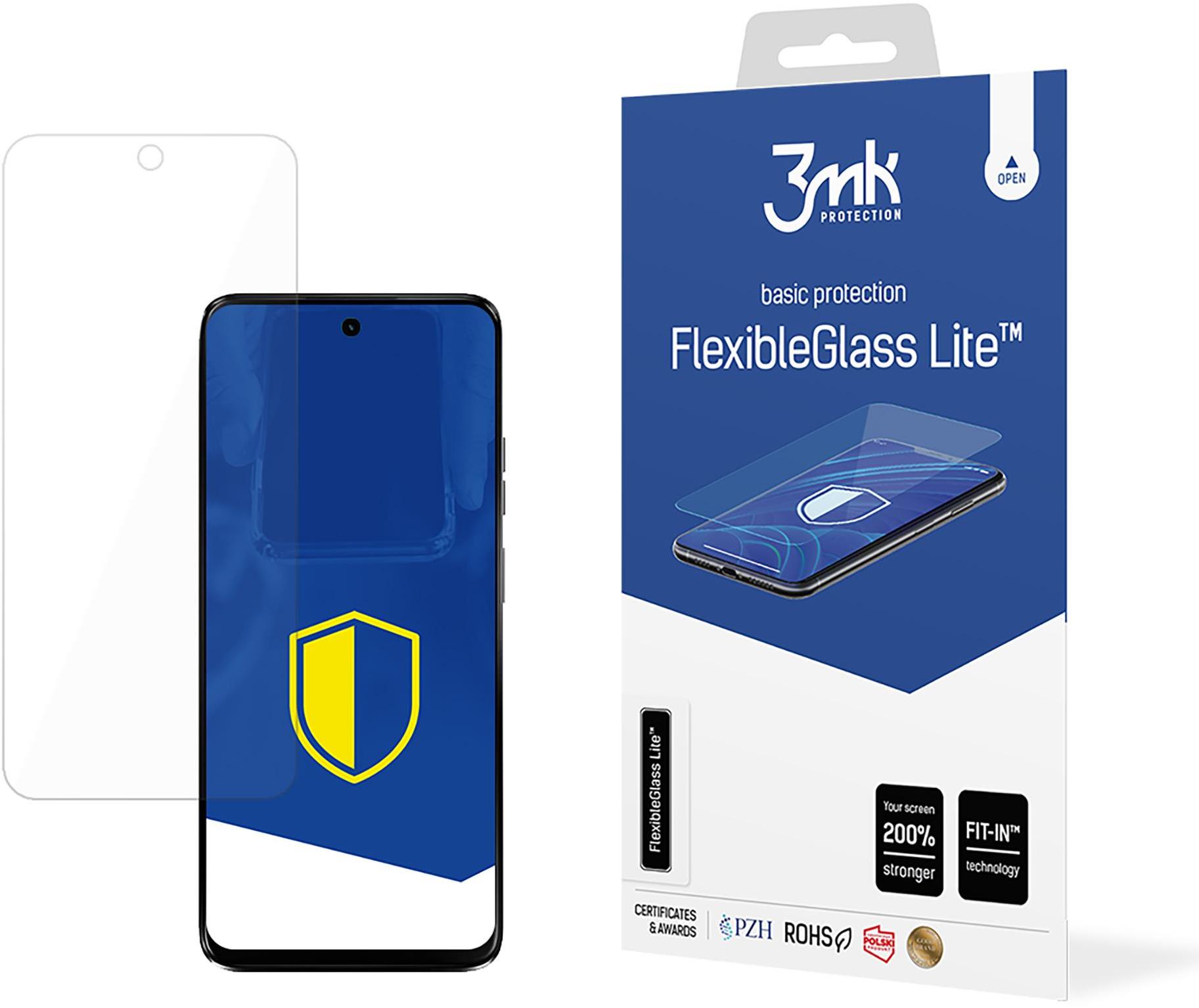 3MK hybridní sklo FlexibleGlass Lite pro Motorola Moto G45 5G