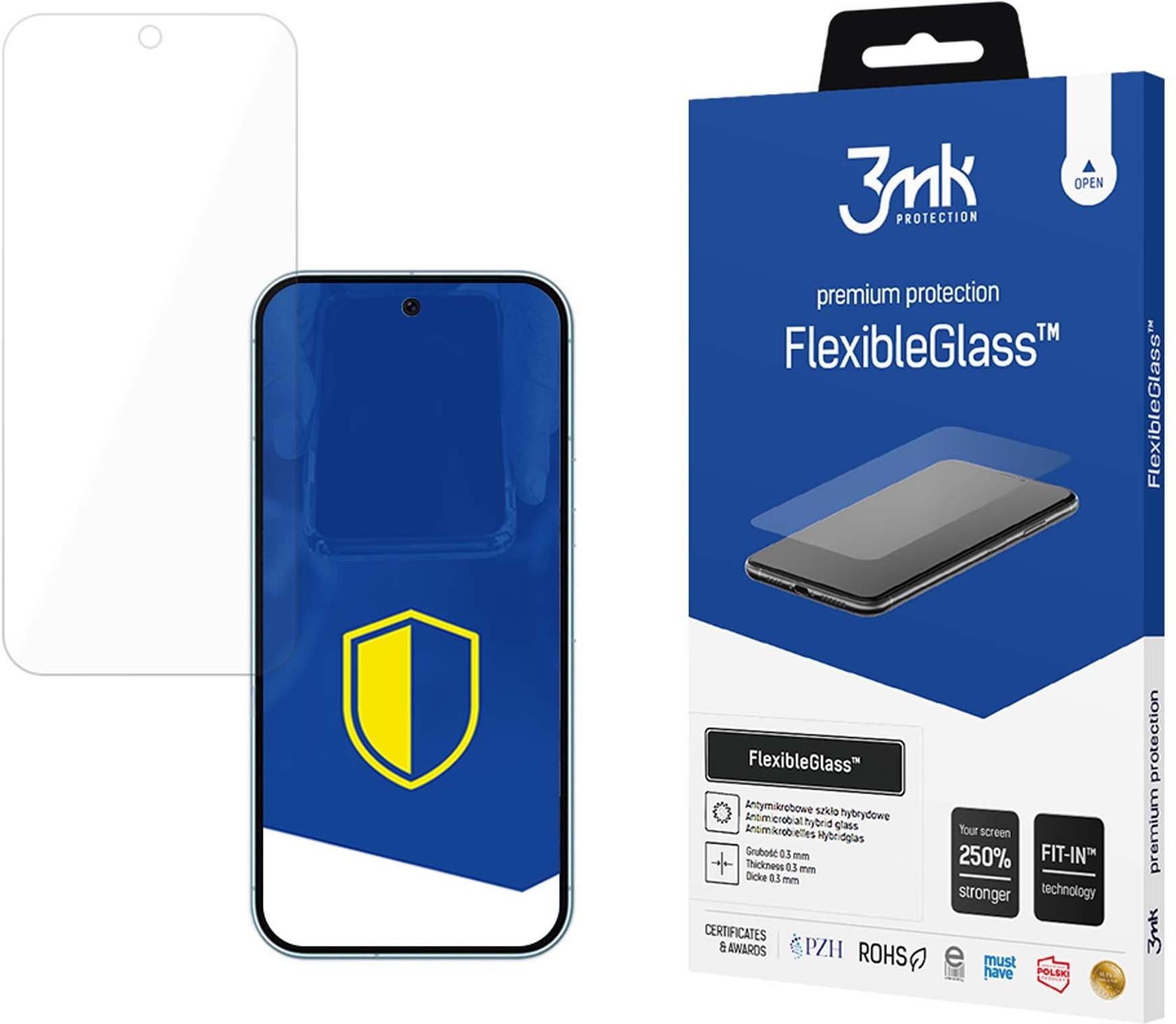 3MK hybridní sklo FlexibleGlass pro Google Pixel 9/ 9 Pro
