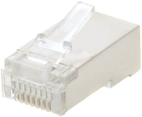 100-pack,Datacom RJ45, CAT5E, STP, 8p8c, stíněný, neskládaný, na drát
