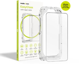 Mobile Origin EasyGlass with Applicator iPhone 16 Pro/17/17 Pro