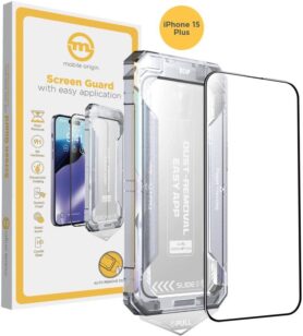 Mobile Origin Yellow Screen Guard iPhone 15 Plus s aplikátorem