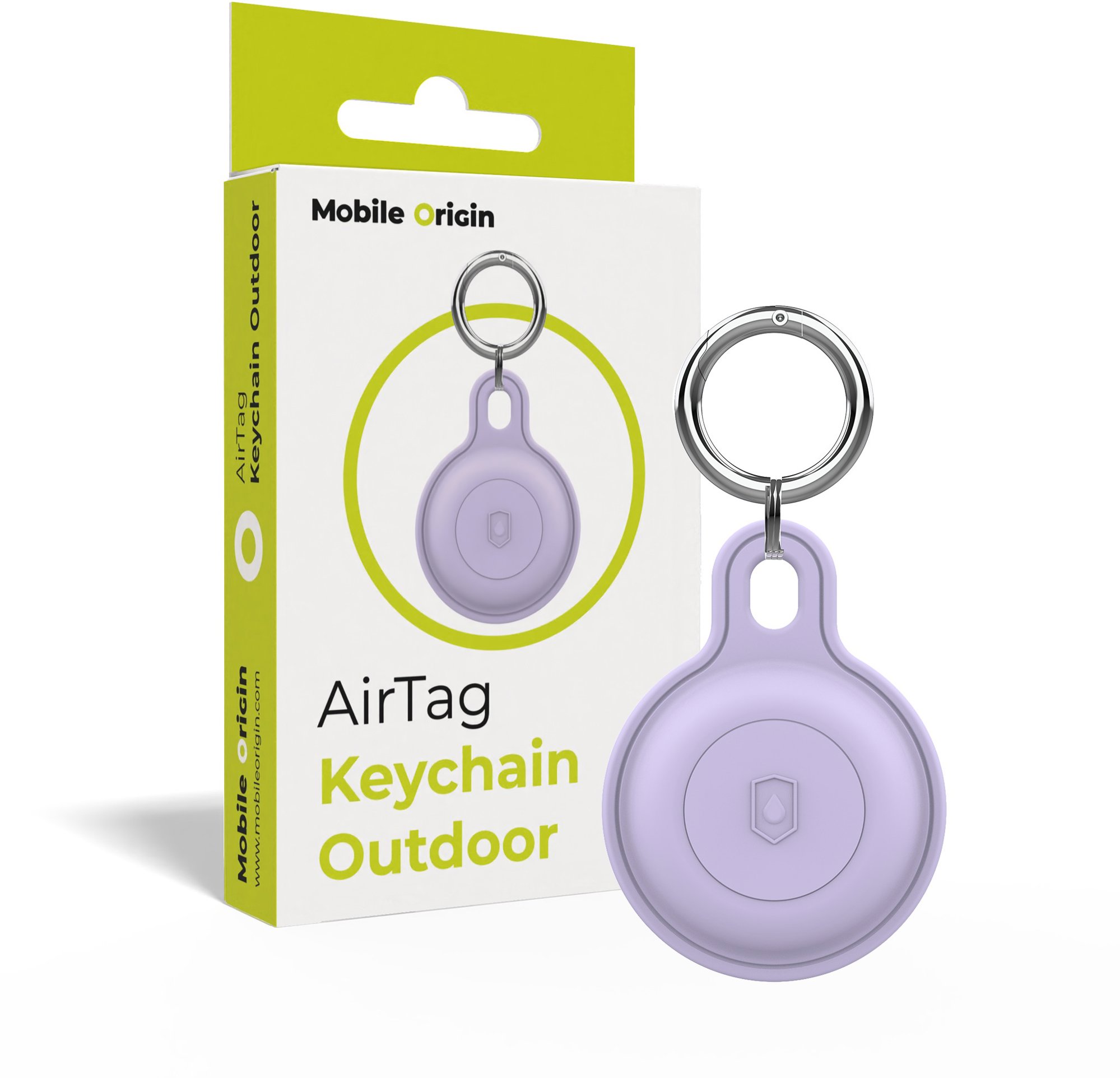 Mobile Origin Airtag Outdoor KeyChain Purple