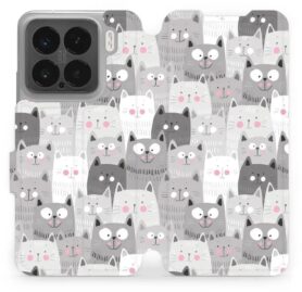 Mobiwear flip knížkové pro Xiaomi 15 - Kočičky