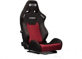 Next Level Racing PRS2 Performance Reclining Sim Racing Seat, herní sedačka černo-červená