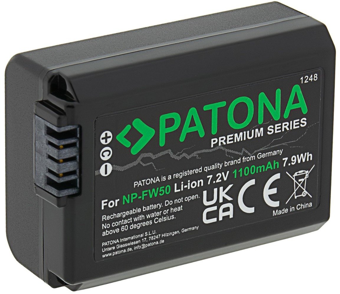 PATONA pro Sony NP-FW50 1100mAh Li-Ion PREMIUM