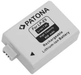 PATONA pro Canon LP-E5 850mAh Li-Ion