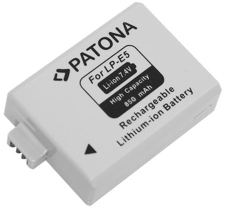 PATONA pro Canon LP-E5 850mAh Li-Ion