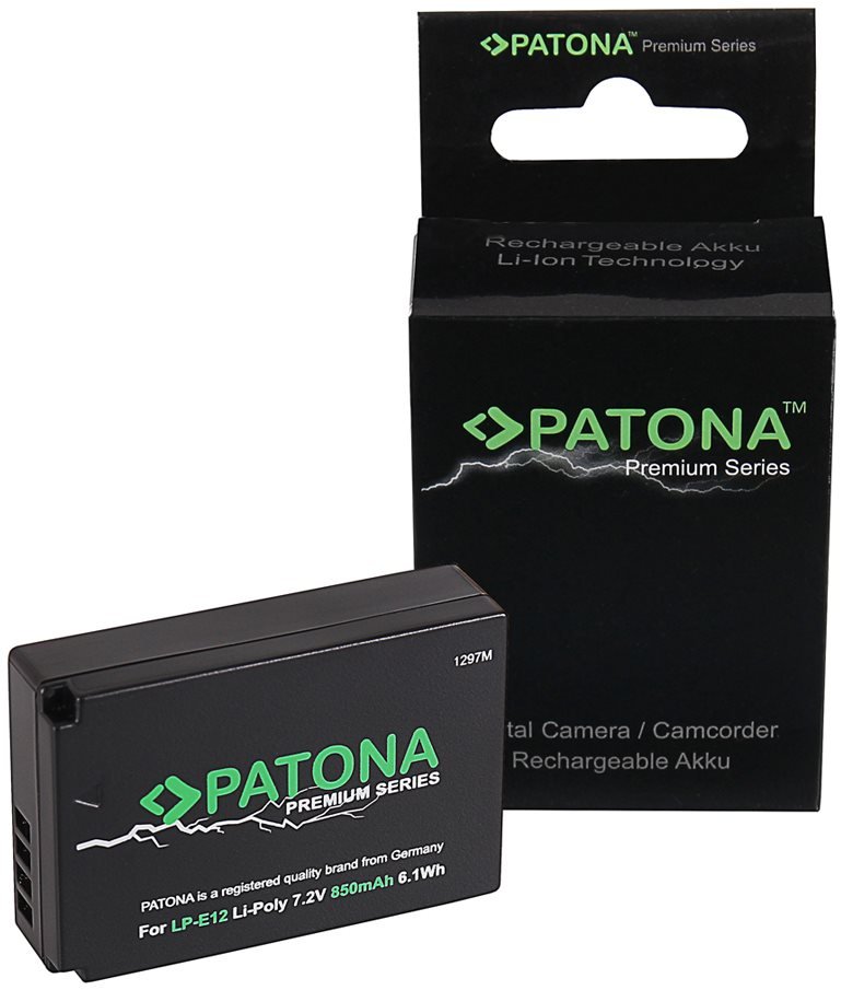 PATONA pro Canon LP-E12 850mAh Li-Ion PREMIUM
