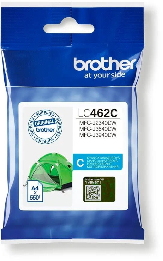 Brother LC-462C azurová
