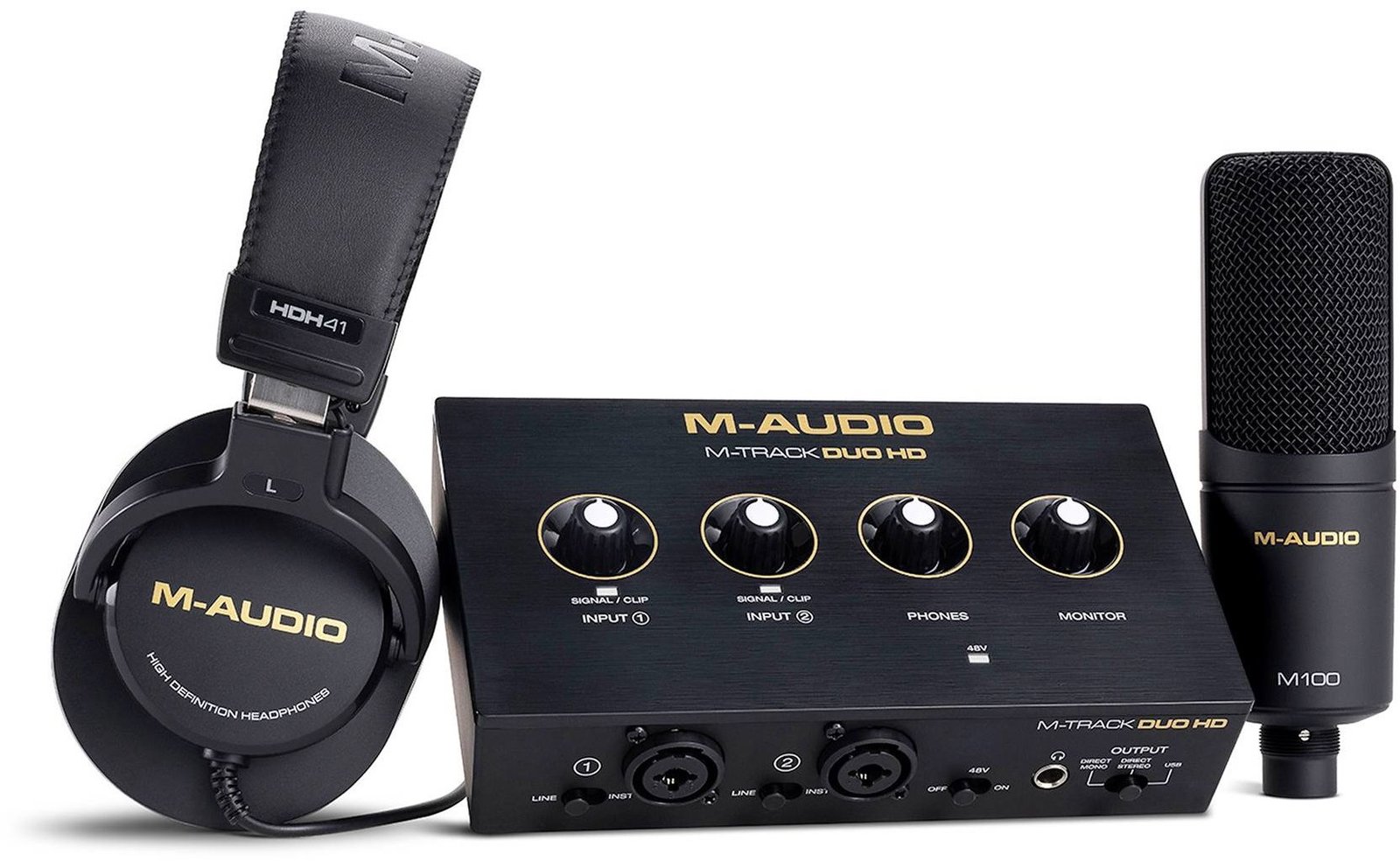 M-Audio M-Track DUO HD producer pack