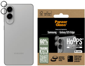 PanzerGlass Hoops Samsung Galaxy S25 Edge čiré ochranné kroužky pro čočky fotoaparátu