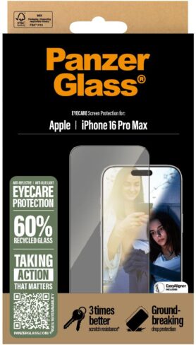 PanzerGlass EyeCare Apple iPhone 16 Pro Max s instalačním rámečkem