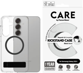 PanzerGlass CARE kryt Samsung Galaxy S25+ čirý/černý Kickstand & QI