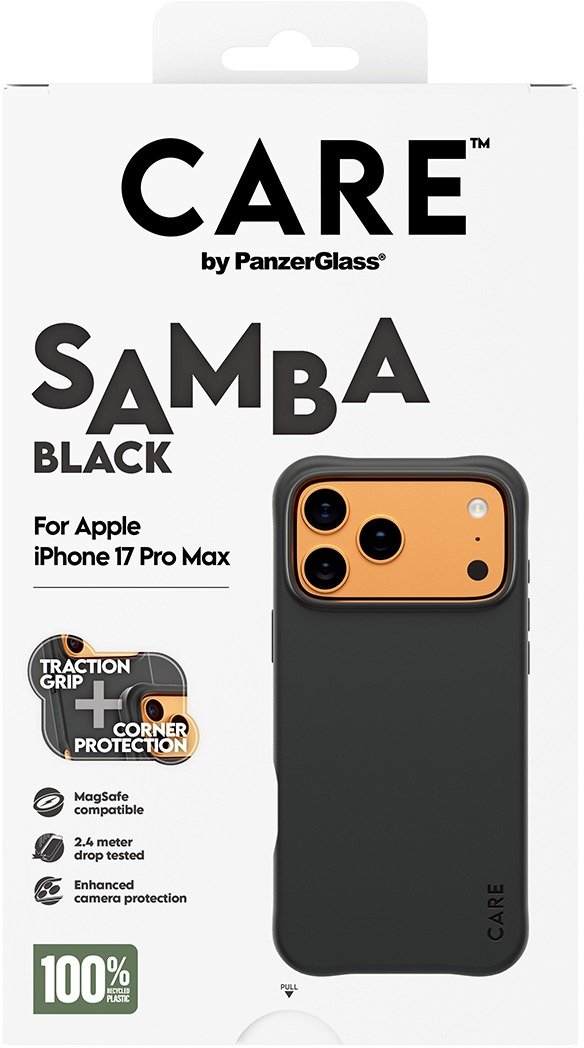 PanzerGlass CARE kryt Apple iPhone 17 Pro Max MagSafe Samba Black