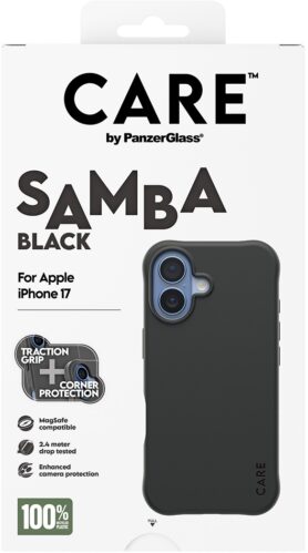 PanzerGlass CARE kryt Apple iPhone 17 MagSafe Samba Black