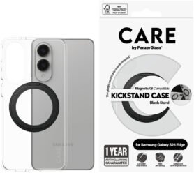 PanzerGlass CARE kryt Samsung Galaxy S25 Edge čirý/černý Kickstand QI