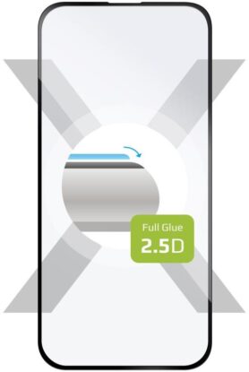 FIXED FullGlue-Cover pro Apple iPhone 16 černé
