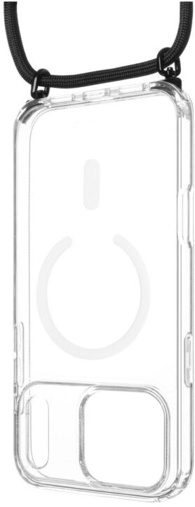 FIXED MagPure Neck s černou šňůrkou na krk pro Apple iPhone 17 Pro Max