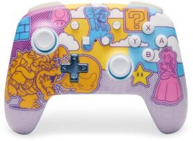 PowerA Enhanced Wireless Controller for Nintendo Switch - Super Mario Mushroom Kingdom Pop Art