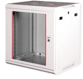 ROLINE 19'' rozvaděč 12U závěsný, Basic Plus 600 × 450 mm, šedý