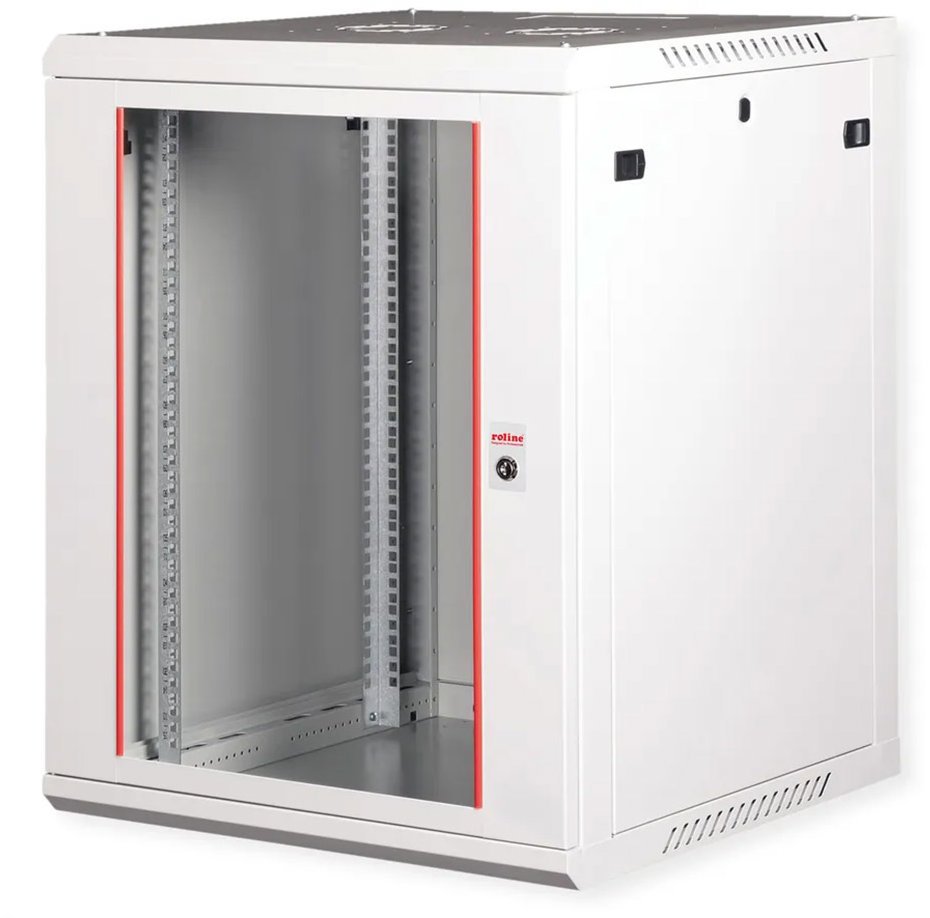 ROLINE 19'' rozvaděč 15U závěsný, Basic Plus 600 × 600 mm, šedý