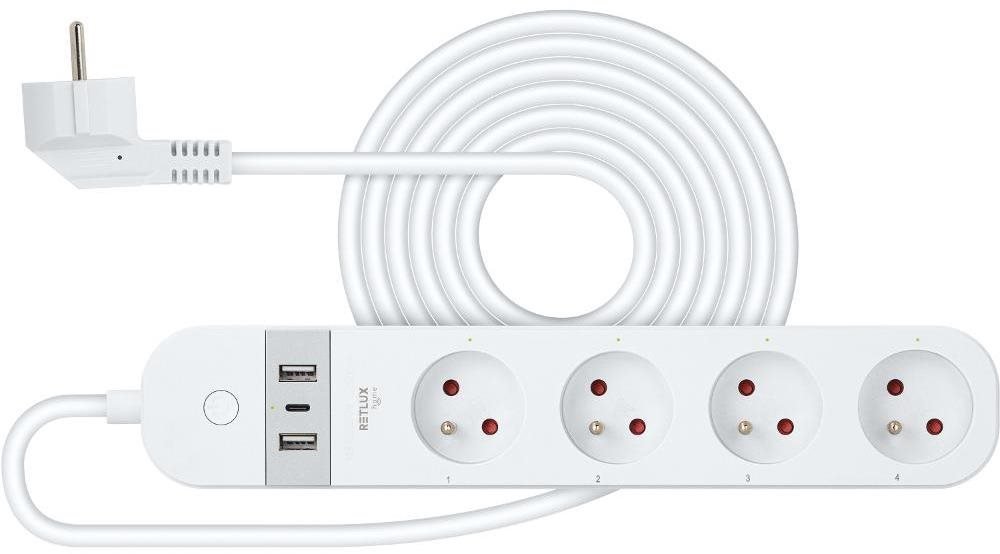 RETLUX RSH 202 Wi-Fi SMART Prodlužovací přívod FR16A