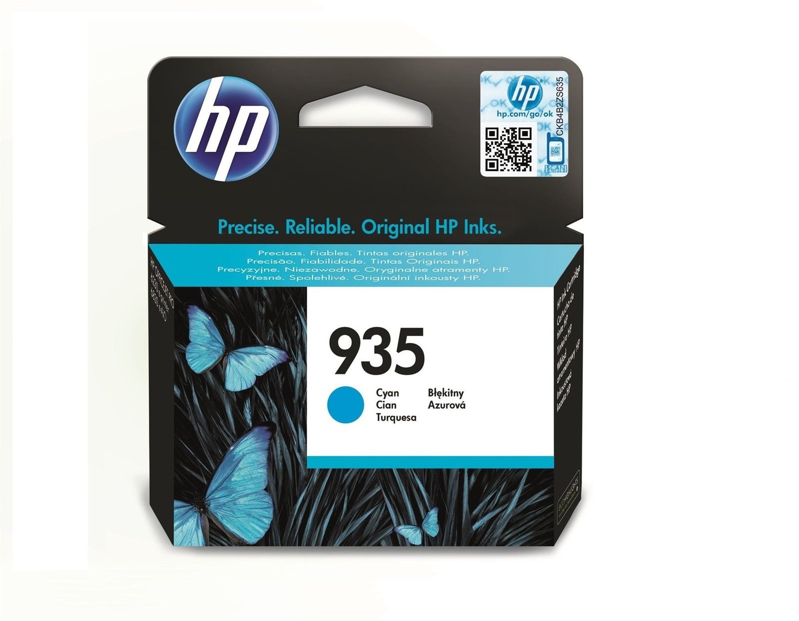HP C2P20AE č. 935 azurová