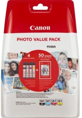 Canon CLI-581 BK/C/M/Y PHOTO VALUE