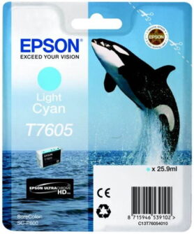 Epson T7605 světle azurová