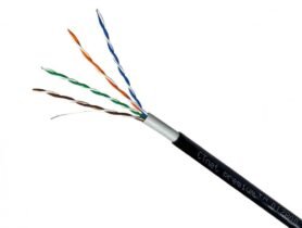 CTnet kabel UTP cat.5e drát PE/PVC venkovní dvouplášť, 305 m