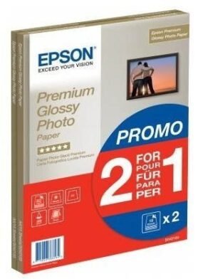 Epson Premium Glossy Photo A4 15 list + druhé balení papíru zdarma