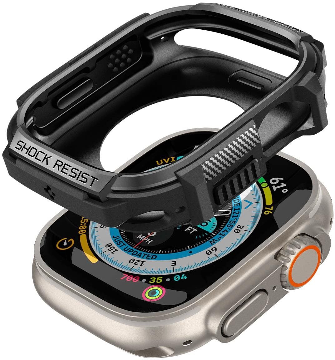 Spigen Rugged Armor Black Apple Watch Ultra 3/2/1