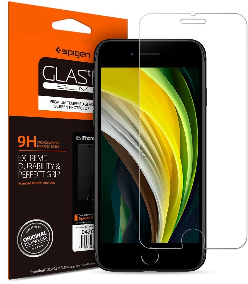 Spigen Glas.tR SLIM HD 1 Pack iPhone SE 2020/8/7