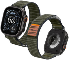 Spigen Fabric Band Hook And Loop Apple Watch 49mm/46mm/45mm/44mm Green