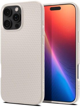 Spigen Liquid Air Natural Titanium iPhone 16 Pro