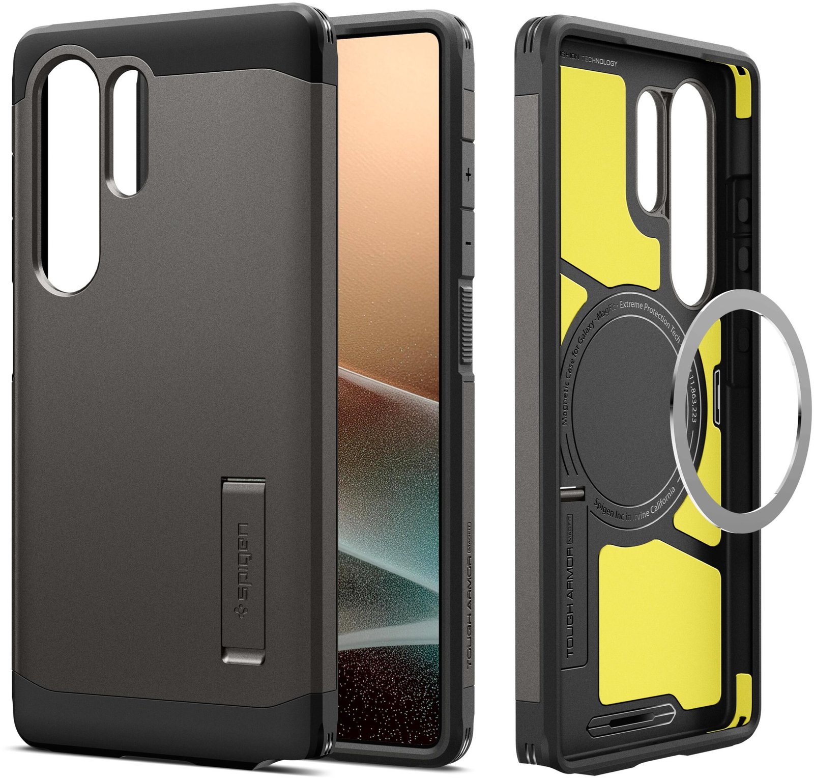 Spigen Tough Armor MagSafe Gunmetal Samsung Galaxy S25 Ultra