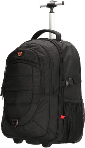 Enrico Benetti Cornell 15" Trolley Backpack Black