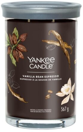 YANKEE CANDLE Signature 2 knoty Vanilla Bean Espresso 567 g