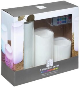 ATMOSPHERA LED čajové svíčky sada 3 ks